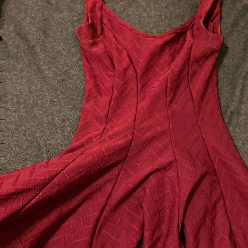 Burgundy Dress